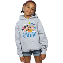 Disney - Sweat à capuche DISNEY FRIENDS - Fille (Gris chiné)