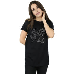 Disney - T-shirt - Femme (Noir)