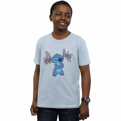 Disney - T-shirt LILO AND STITCH - Garçon (Gris chiné)