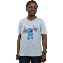 Disney - T-shirt LILO AND STITCH - Garçon (Gris chiné)