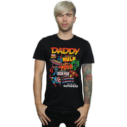 Marvel - T-shirt OUR DAD SUPERHERO - Homme (Noir)