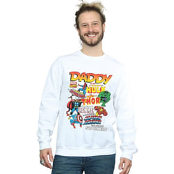 Marvel - Sweat OUR DAD SUPERHERO - Homme (Blanc)