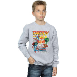 Marvel - Sweat OUR DAD SUPERHERO - Garçon (Gris chiné)