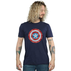 Marvel - T-shirt - Homme (Bleu marine)
