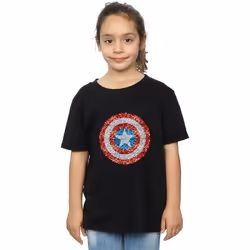 Marvel - T-shirt - Fille (Noir)