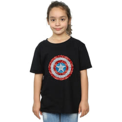 Marvel - T-shirt - Fille (Noir)