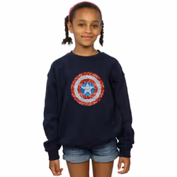 Marvel - Sweat - Fille (Bleu marine)