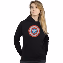 Marvel - Sweat à capuche - Femme (Noir)
