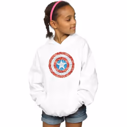 Marvel - Sweat à capuche - Fille (Blanc)