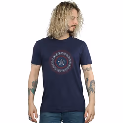 Marvel - T-shirt - Homme (Bleu marine)