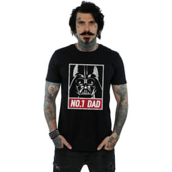Star Wars - T-shirt NUMBER ONE DAD - Homme (Noir)