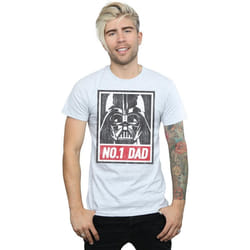 Star Wars - T-shirt NUMBER ONE DAD - Homme (Gris chiné)