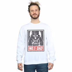 Star Wars - Sweat NUMBER ONE DAD - Homme (Blanc)