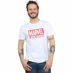 Marvel - T-shirt WASH CARE - Homme (Blanc)