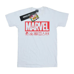Marvel - T-shirt WASH CARE - Femme (Blanc)