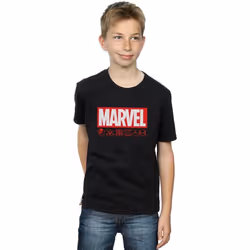 Marvel - T-shirt WASH CARE - Garçon (Noir)