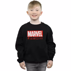 Marvel - Sweat WASH CARE - Garçon (Noir)
