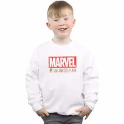 Marvel - Sweat WASH CARE - Garçon (Blanc)