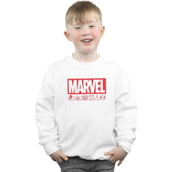 Marvel - Sweat WASH CARE - Garçon (Blanc)