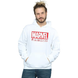 Marvel - Sweat à capuche WASH CARE - Homme (Blanc)