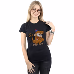 Disney - T-shirt ANGRY ABU - Femme (Noir)