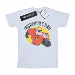 Disney - T-shirt THE INCREDIBLES INCREDIBLE DAD - Homme (Blanc)