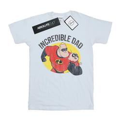 Disney - T-shirt THE INCREDIBLES INCREDIBLE DAD - Homme (Blanc)