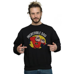 Disney - Sweat THE INCREDIBLES INCREDIBLE DAD - Homme (Noir)
