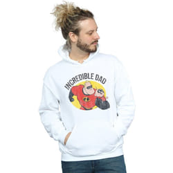 Disney - Sweat à capuche THE INCREDIBLES INCREDIBLE DAD - Homme (Blanc)