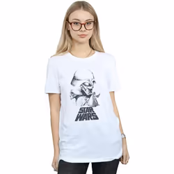 Star Wars - T-shirt - Femme (Blanc)