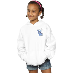 Disney - Sweat à capuche - Fille (Blanc)