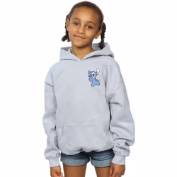 Disney - Sweat à capuche - Fille (Gris chiné)