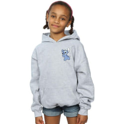Disney - Sweat à capuche - Fille (Gris chiné)