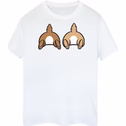 Disney - T-shirt CHIP N DALE - Femme (Blanc)