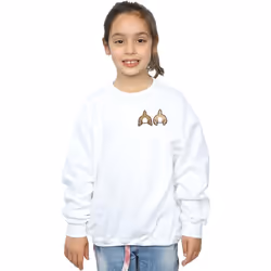 Disney - Sweat CHIP N DALE - Fille (Blanc)