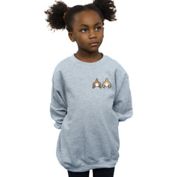 Disney - Sweat CHIP N DALE - Fille (Gris chiné)