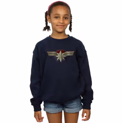 Marvel - Sweat - Fille (Bleu marine)