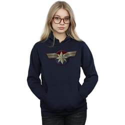 Marvel - Sweat à capuche - Femme (Bleu marine)