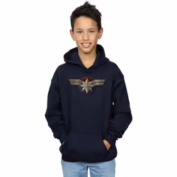 Marvel - Sweat à capuche - Garçon (Bleu marine)