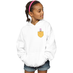 Disney - Sweat à capuche - Fille (Blanc)