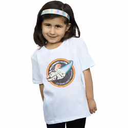 Star Wars - T-shirt MILLENNIUM - Fille (Blanc)