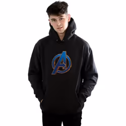 Marvel - Sweat à capuche AVENGERS ENDGAME - Homme (Noir)