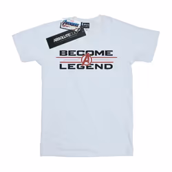 Marvel - T-shirt AVENGERS ENDGAME BECOME A LEGEND - Homme (Blanc)