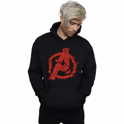 Marvel - Sweat à capuche AVENGERS ENDGAMEED - Homme (Noir)