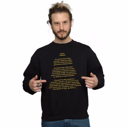Star Wars - Sweat A NEW HOPE OPENING CRAWL - Homme (Noir)
