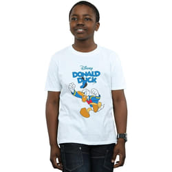 Disney - T-shirt FURIOUS DONALD - Garçon (Blanc)