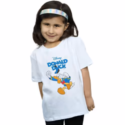 Disney - T-shirt FURIOUS DONALD - Fille (Blanc)