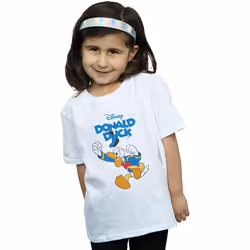 Disney - T-shirt FURIOUS DONALD - Fille (Blanc)