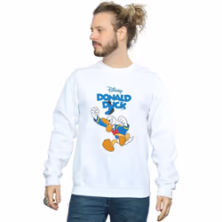 Disney - Sweat FURIOUS DONALD - Homme (Blanc)