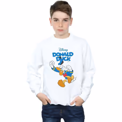 Disney - Sweat FURIOUS DONALD - Garçon (Blanc)